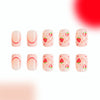 12 Sizes-24 Pcs Press On Nails C219