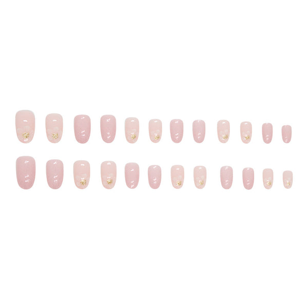 12 Sizes-24 Pcs Press On Nails W1014