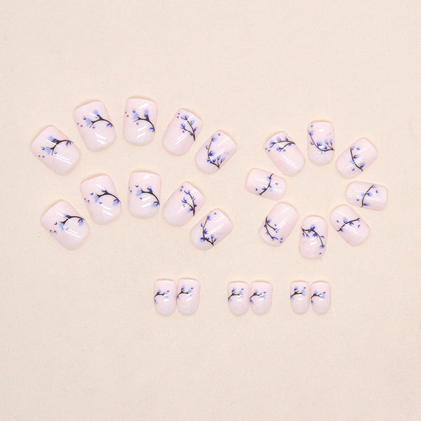12 Sizes-24 Pcs Press On Nails W1048