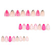 12 Sizes-24 Pcs Press On Nails JP3942