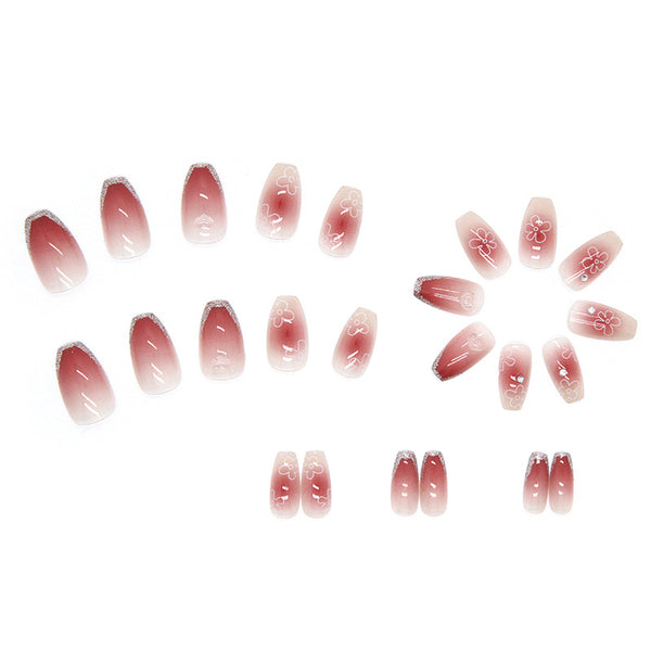 12 Sizes-24 Pcs Press On Nails Z365