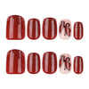 12 Sizes-24 Pcs Press On Nails JP3951