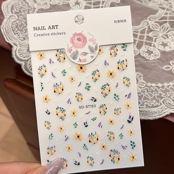 5D Nail Art Sticker 5DST153