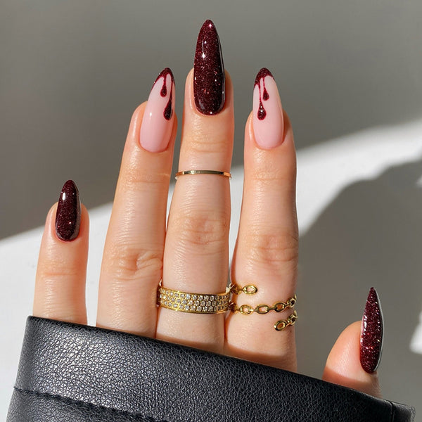 12 Sizes-24 Pcs Press On Nails W1869