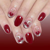 12 Sizes-24 Pcs Press On Nails C1529