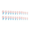 12 Sizes-24 Pcs Press On Nails W1011