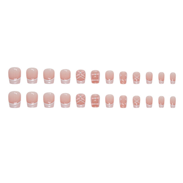 12 Sizes-24 Pcs Press On Nails Z771