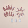 12 Sizes-24 Pcs Press On Nails Z741