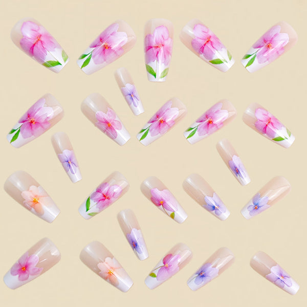 12 Sizes-24 Pcs Press On Nails y2083-24