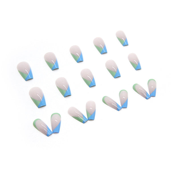 12 Sizes-24 Pcs Press On Nails W180
