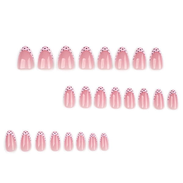 12 Sizes-24 Pcs Press On Nails JP4393