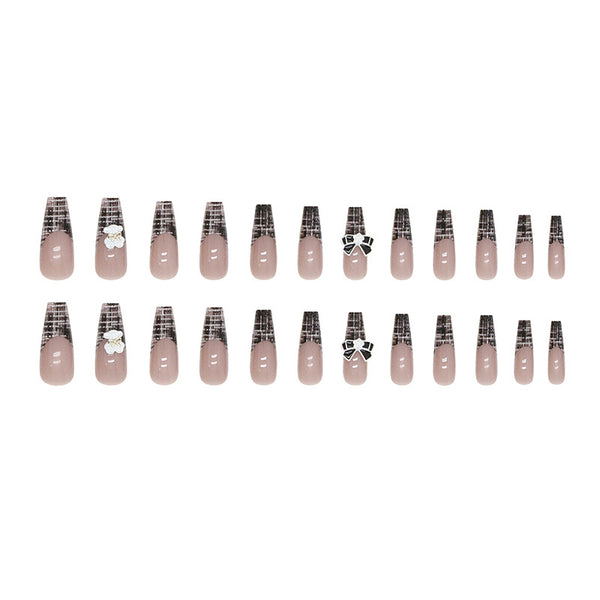 12 Sizes-24 Pcs Press On Nails Z550