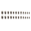 12 Sizes-24 Pcs Press On Nails R722