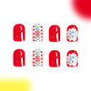 12 Sizes-24 Pcs Press On Nails C482