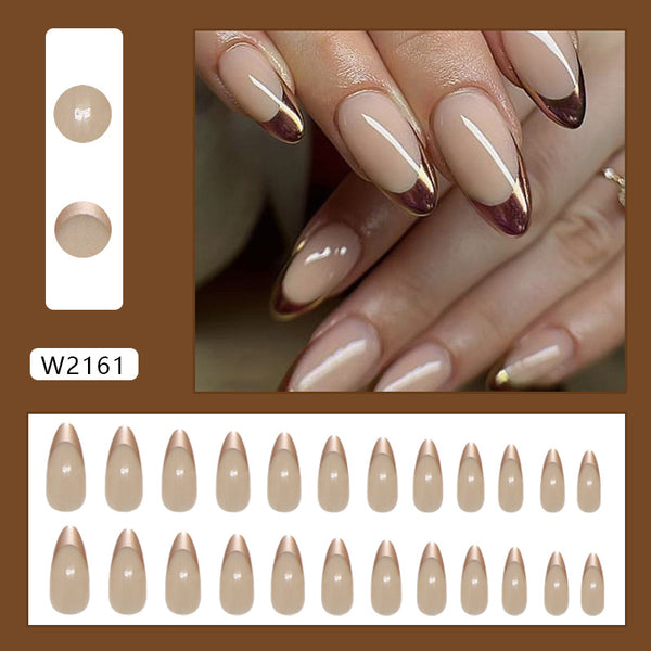 12 Sizes-24 Pcs Press On Nails W2161