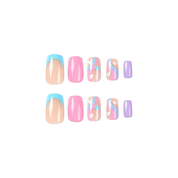 12 Sizes-24 Pcs Press On Nails JP2584