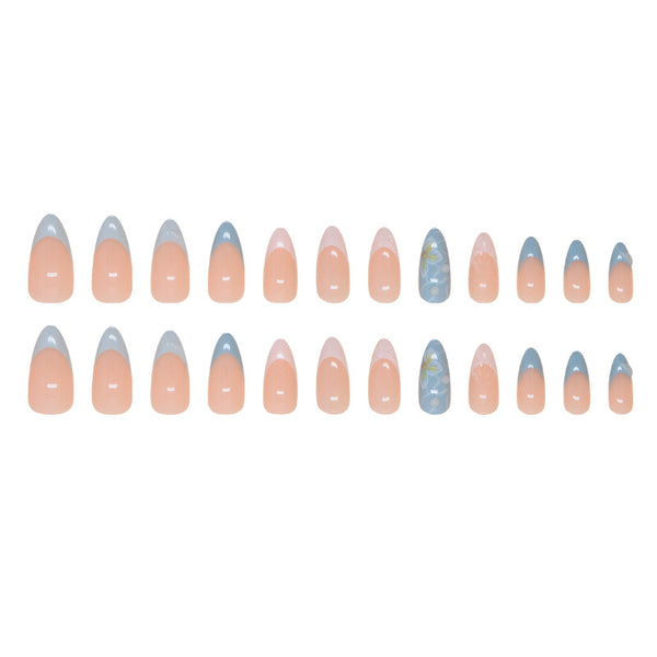 12 Sizes-24 Pcs Press On Nails Z896