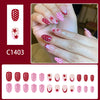 12 Sizes-24 Pcs Press On Nails C1403