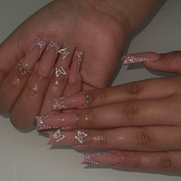 12 Sizes-24 Pcs Press On Nails JP2788