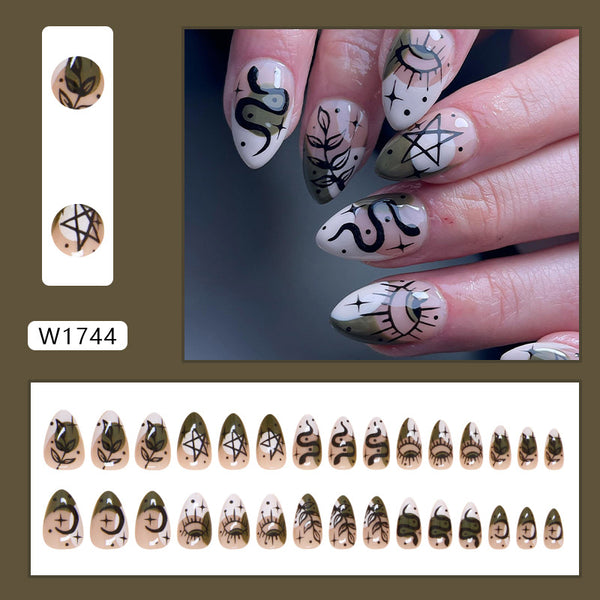 30 Pcs Press On Nails W1744