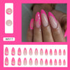 12 Sizes-24 Pcs Press On Nails W977