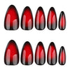 12 Sizes-24 Pcs Press On Nails JP4132