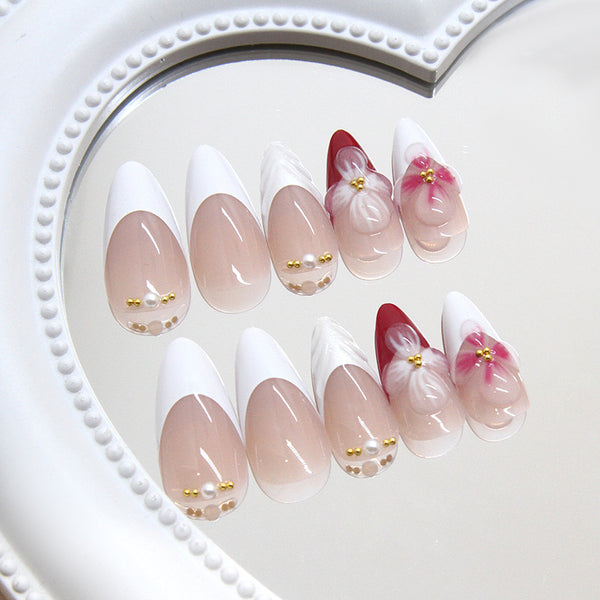 12 Sizes-24 Pcs Press On Nails Z967