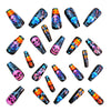 12 Sizes-24 Pcs Press On Nails Y1030