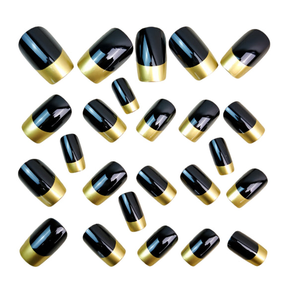 12 Sizes-24 Pcs Press On Nails Y1629