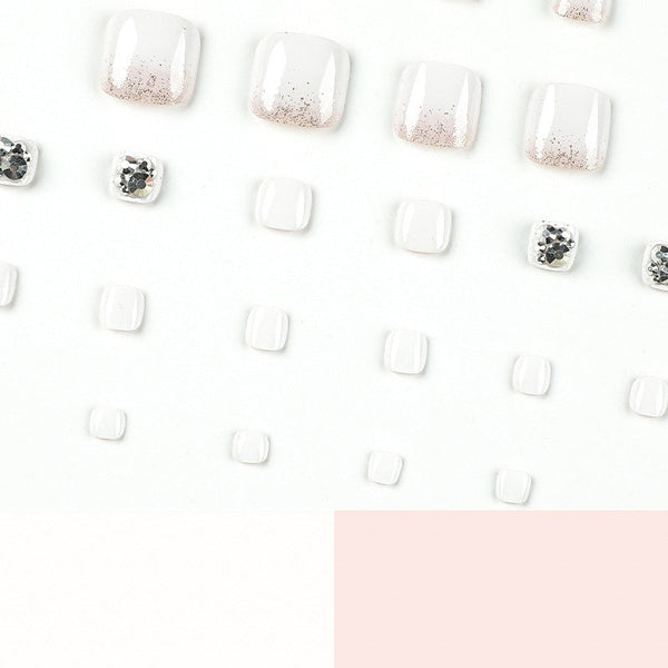 Press On Toe nails Set 24pcs/set JP2432
