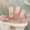 12 Sizes-24 Pcs Press On Nails MY093