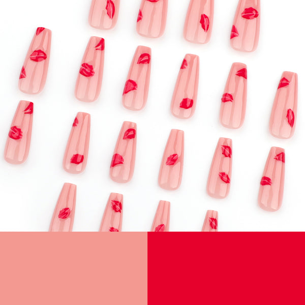 12 Sizes-24 Pcs Press On Nails JP3627