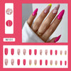12 Sizes-24 Pcs Press On Nails W101