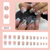12 Sizes-24 Pcs Press On Nails W619