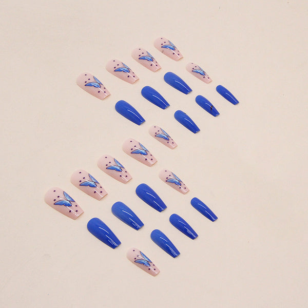 12 Sizes-24 Pcs Press On Nails W511