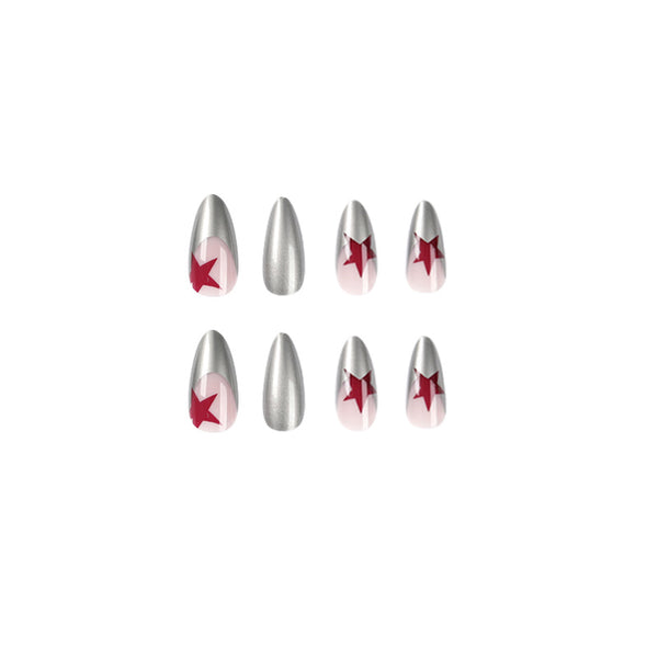 12 Sizes-24 Pcs Press On Nails JP2049