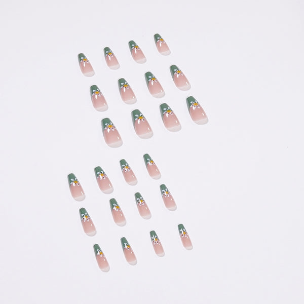 12 Sizes-24 Pcs Press On Nails JP1428
