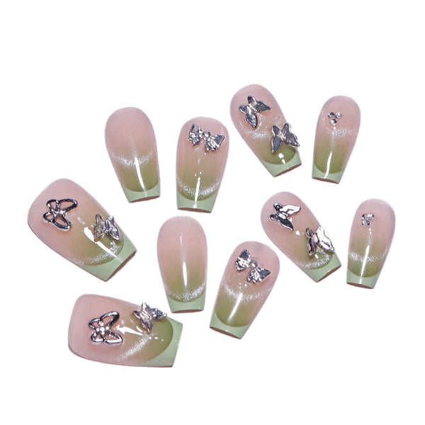 12 Sizes-24 Pcs Press On Nails nail-accessory