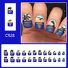12 Sizes-24 Pcs Press On Nails C928