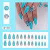 12 Sizes-24 Pcs Press On Nails W1000