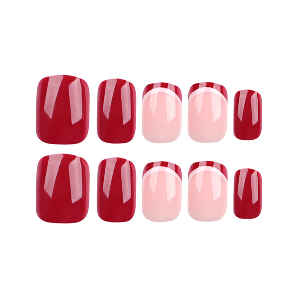 12 Sizes-24 Pcs Press On Nails JP2936