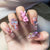 12 Sizes-24 Pcs Press On Nails JP1302