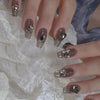 12 Sizes-24 Pcs Press On Nails Z487