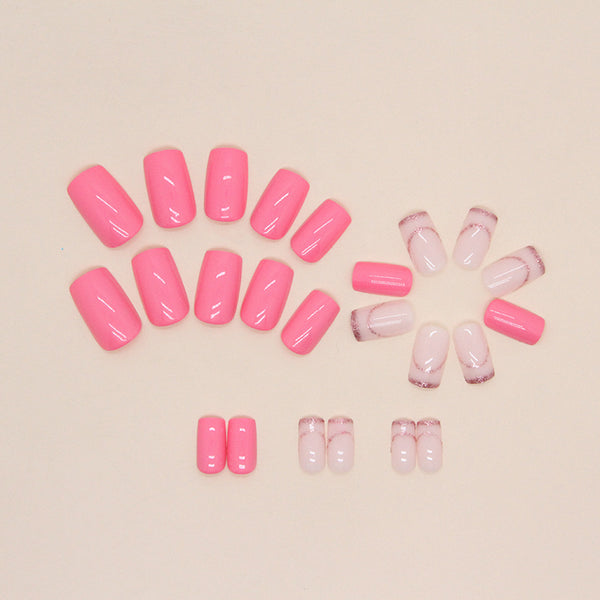 12 Sizes-24 Pcs Press On Nails W551