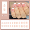 12 Sizes-24 Pcs Press On Nails C278