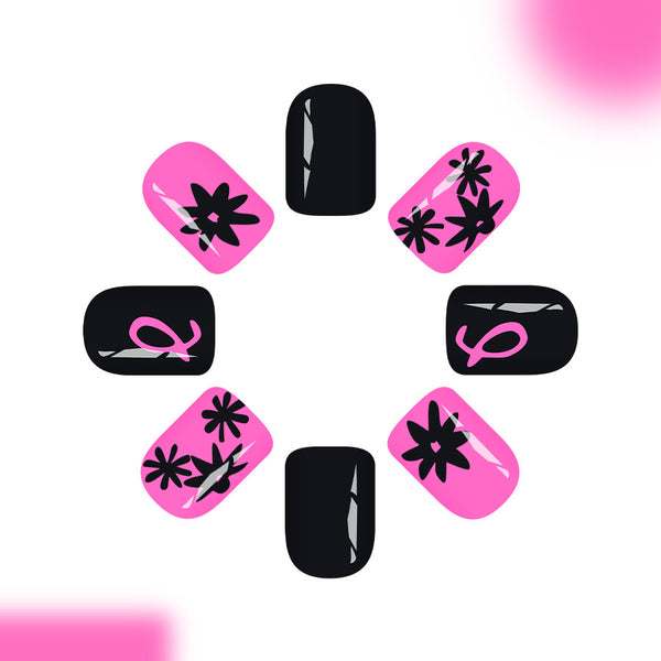 12 Sizes-24 Pcs Press On Nails C1202