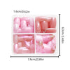96 Pcs Press On Nails OmbreFrenchGlitter-1-96pcs
