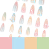 12 Sizes-24 Pcs Press On Nails JP3386