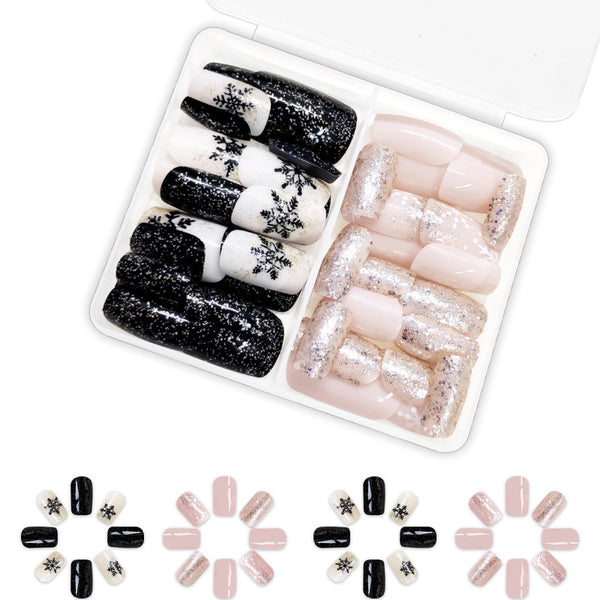 48 Pcs Press On Nails Xmas-18-48pcs