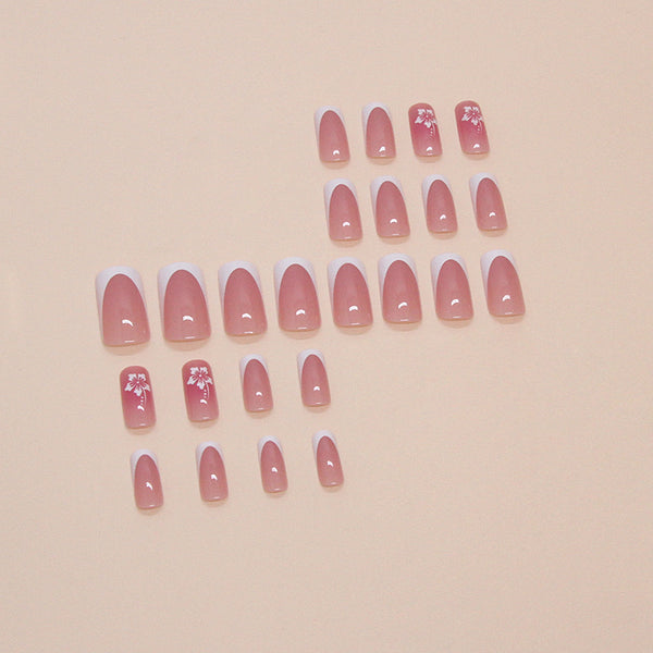 12 Sizes-24 Pcs Press On Nails W1673